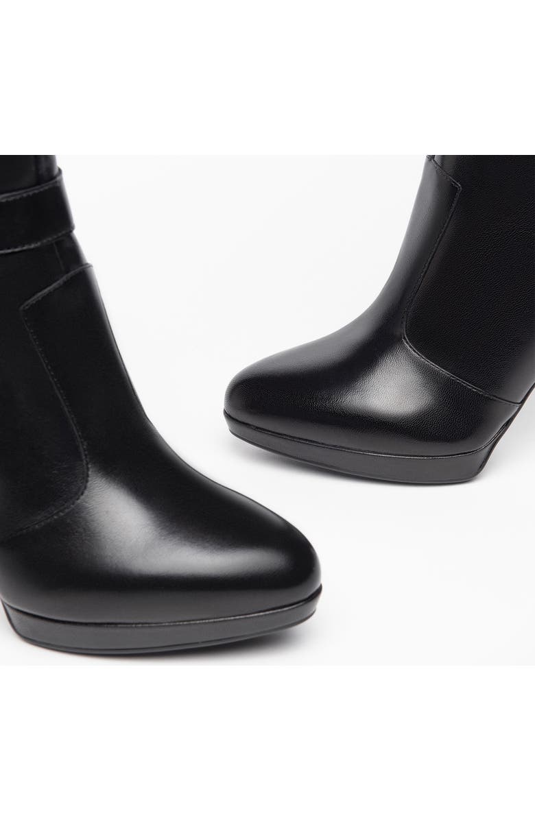 NeroGiardini Logo Plate Knee High Platform Boot, Alternate, color,