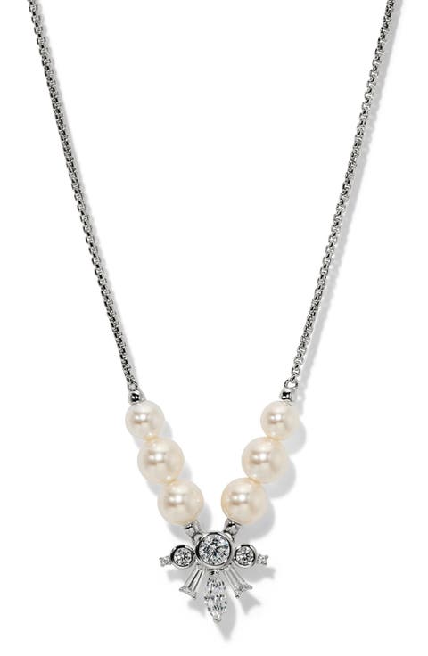 Undersea Imitation Pearl Frontal Necklace