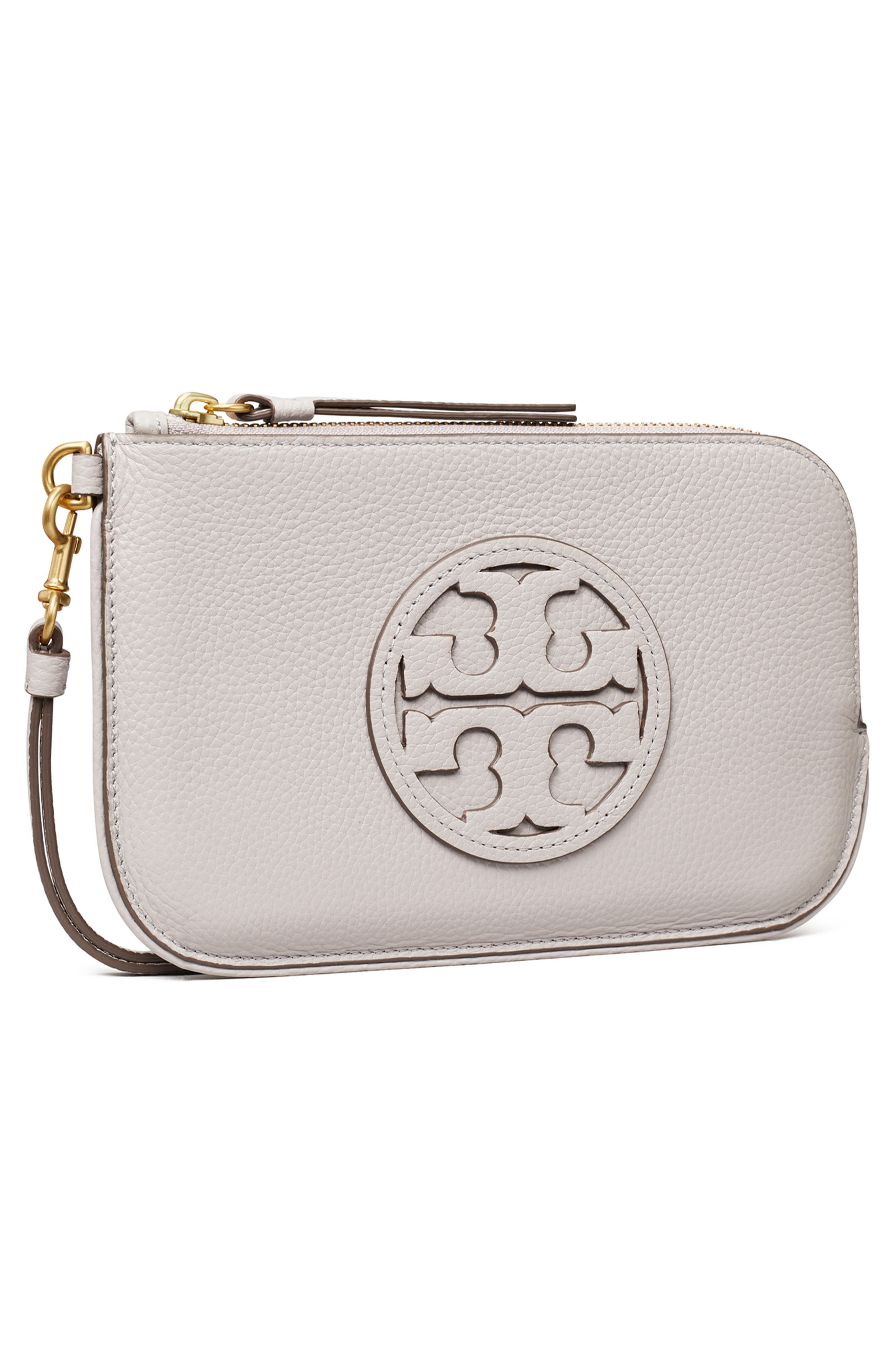 Miller Leather Wristlet, Alternate, color, BAY GRAY