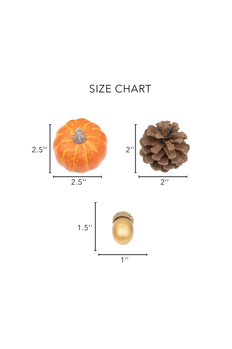 8-pc Artificial Autumn Harvest Assorted Fall Pumpkin Decor - Set of 2, Alternate, color, Orange