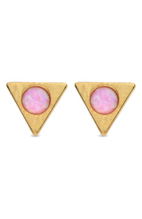 Eye Candy Los Angeles Triangle Stud Earrings