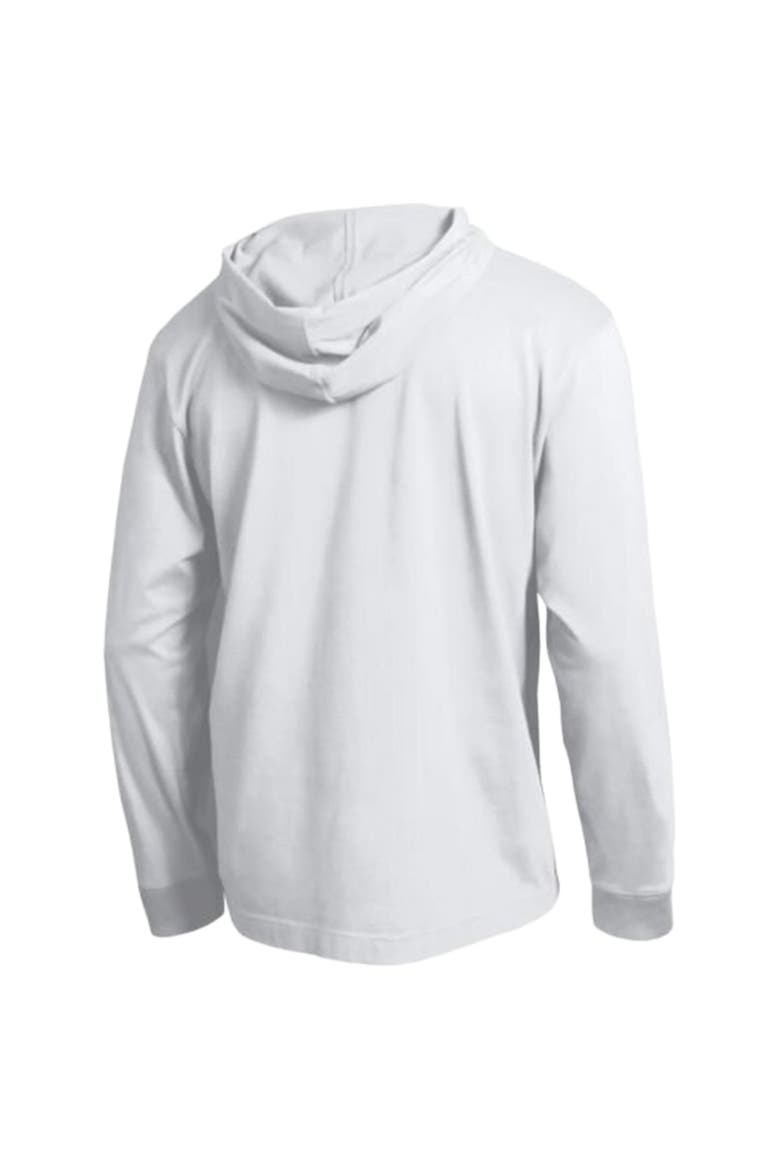 Men's Champion  White Washington State Cougars Tonal All-Star Long Sleeve Hooded T-Shirt, Alternate, color, White
