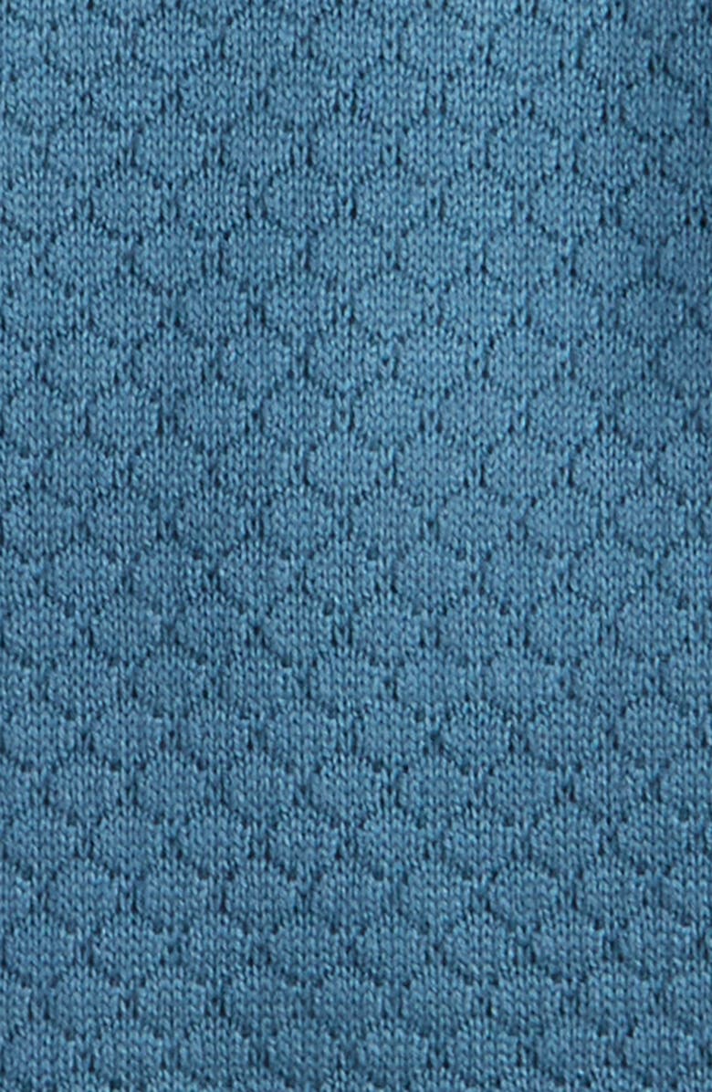 Nordstrom Hooded Pointelle Sweater Romper, Alternate, color, Blue Stellar