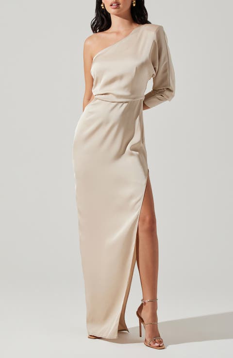Amari One-Shoulder Cutout Maxi Dress