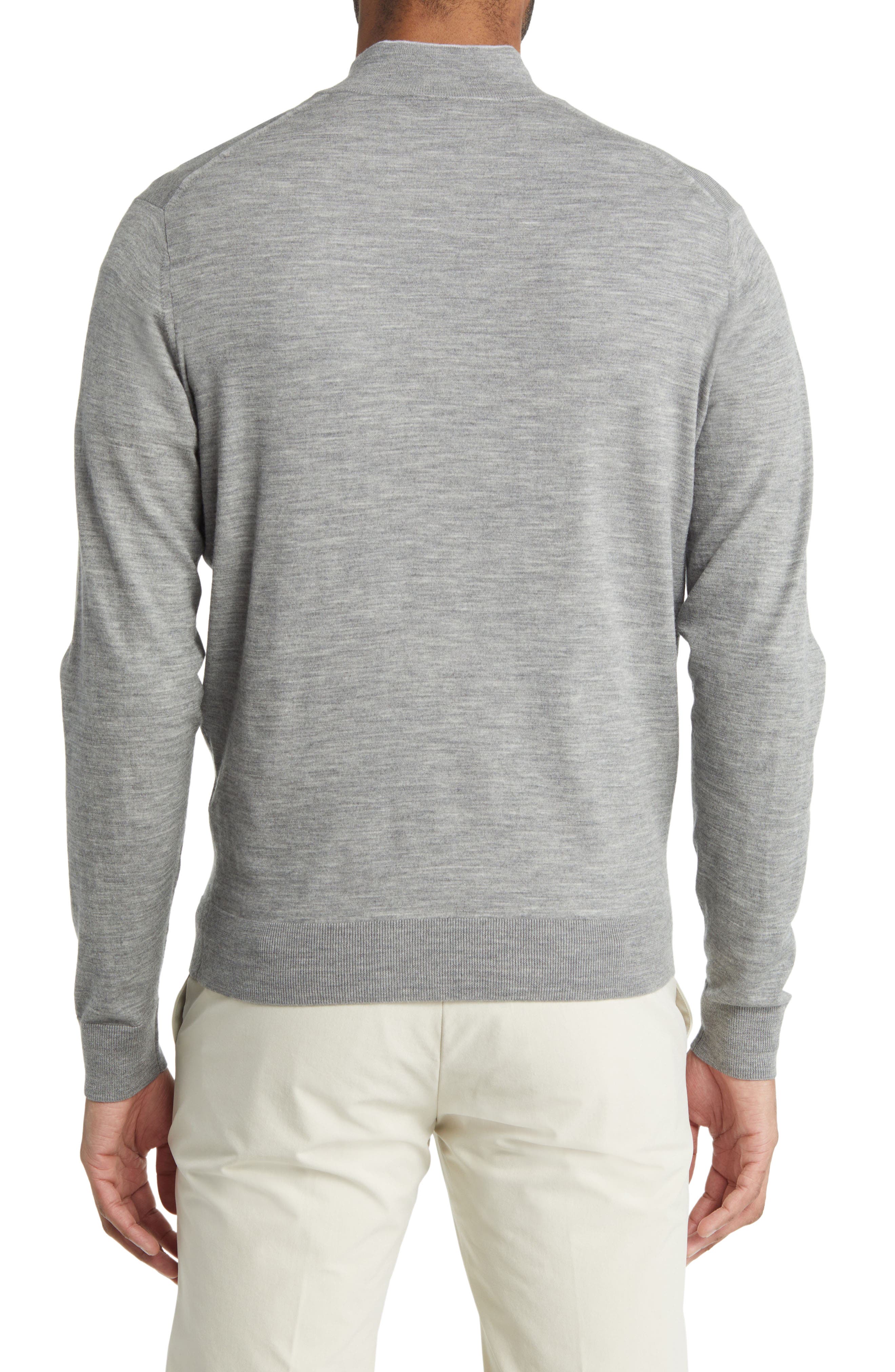 Crown Crafted Excursionist Flex Quarter Zip Merino Wool Blend Pullover - image 2