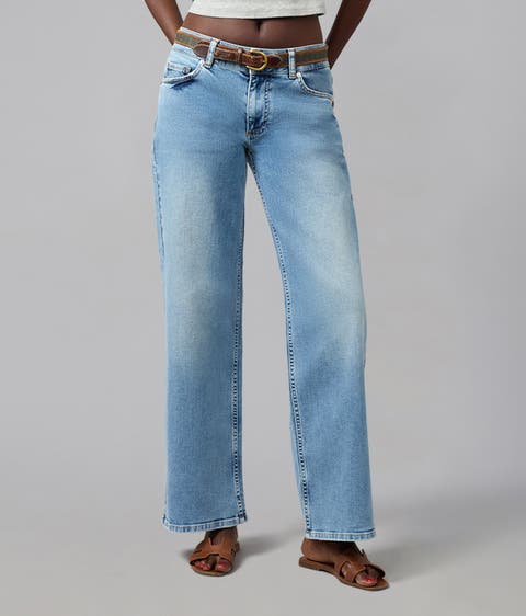 Miro Mid Rise Comfort Straight Jeans