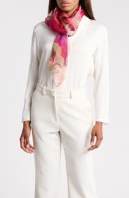 Vince Camuto Ombre Floral Square Scarf