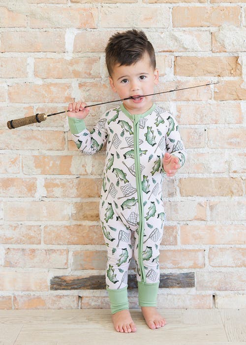 Charlie Lou Baby ® Convertible Double Zipper Romper | Gone Fishin'