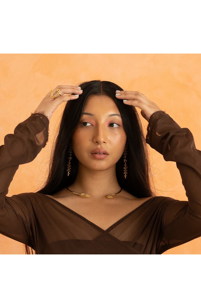 Dhwani Bansal SYRA CHOKER, Alternate, color, Gold Plated