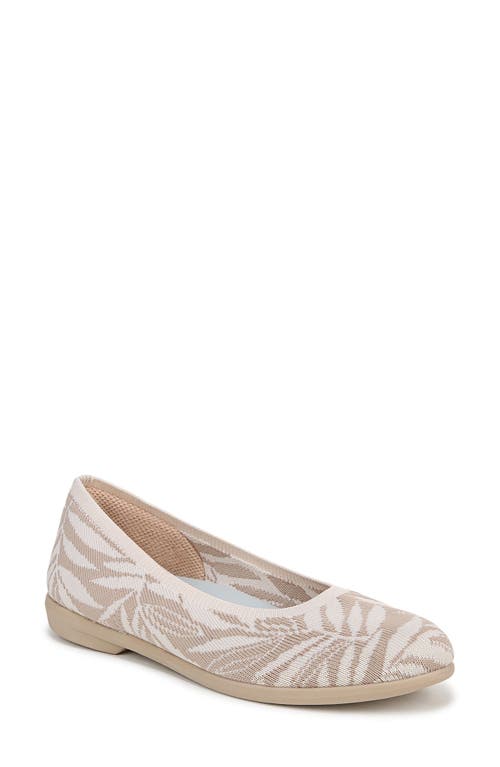 Shop Bzees Kit Ballet Flat In Tan Knit