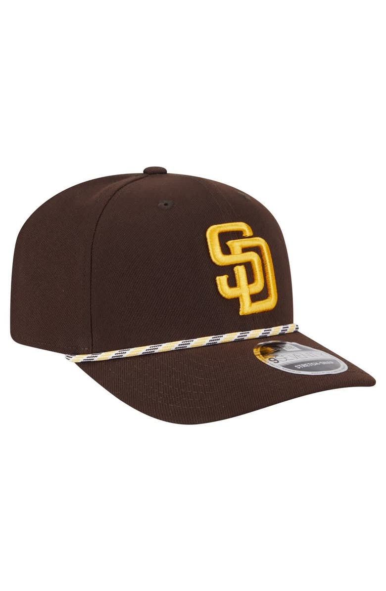 New Era Men's New Era Brown San Diego Padres Multi-Rope 9SEVENTY Stretch-Snap Hat, Alternate, color, Brown