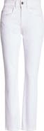 Lafayette 148 New York Reeve High Waist Straight Leg Ankle Jeans