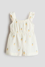 H&M Cotton Muslin Jumpsuit