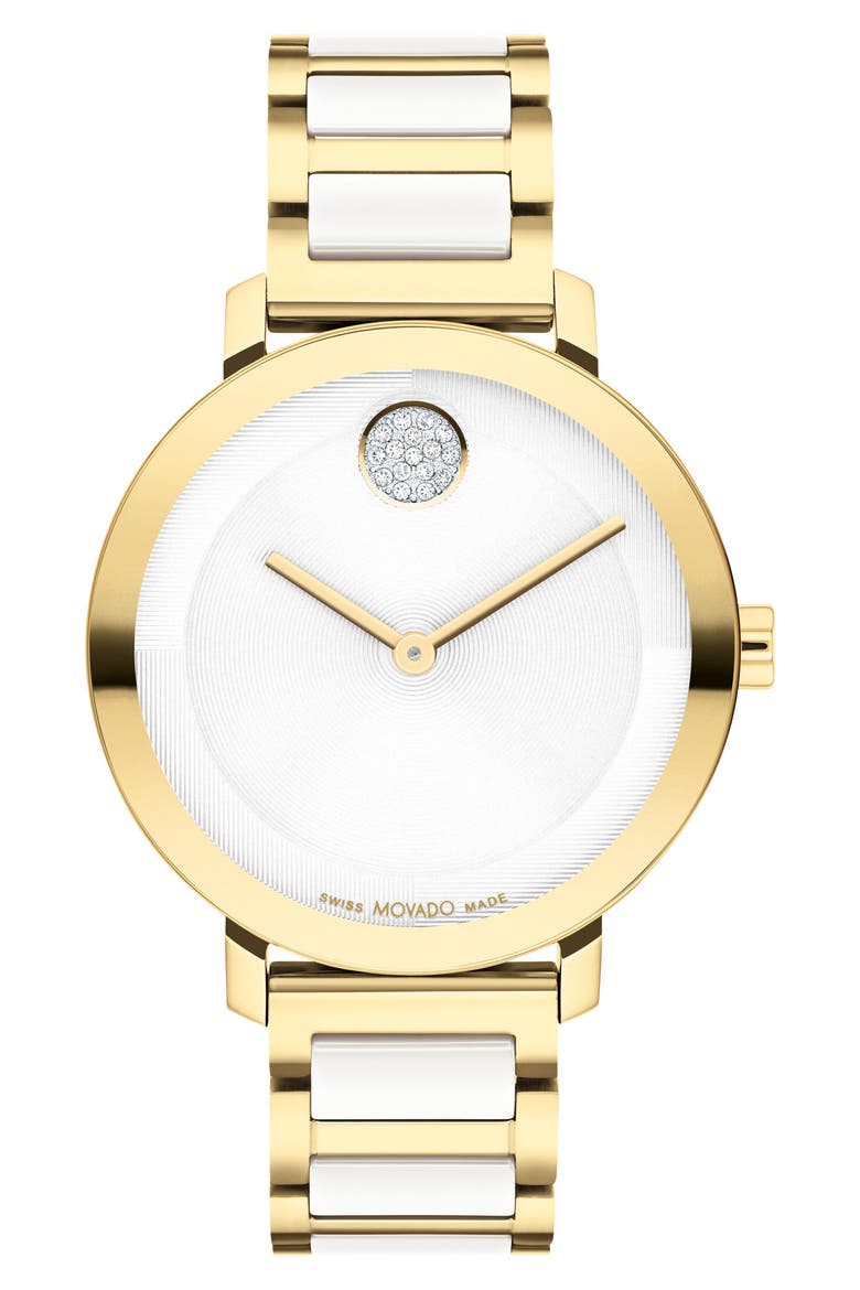 Bold Evolution 2.0 Bracelet Watch, 34mm, Main, color, SILVER WHITE