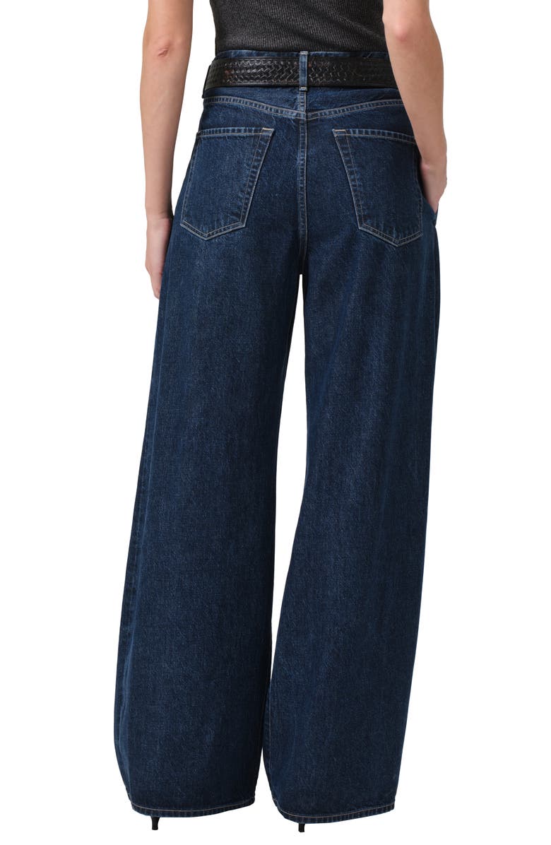 Citizens of Humanity Petra Pleated Wide Leg Jeans, Alternate, color,
