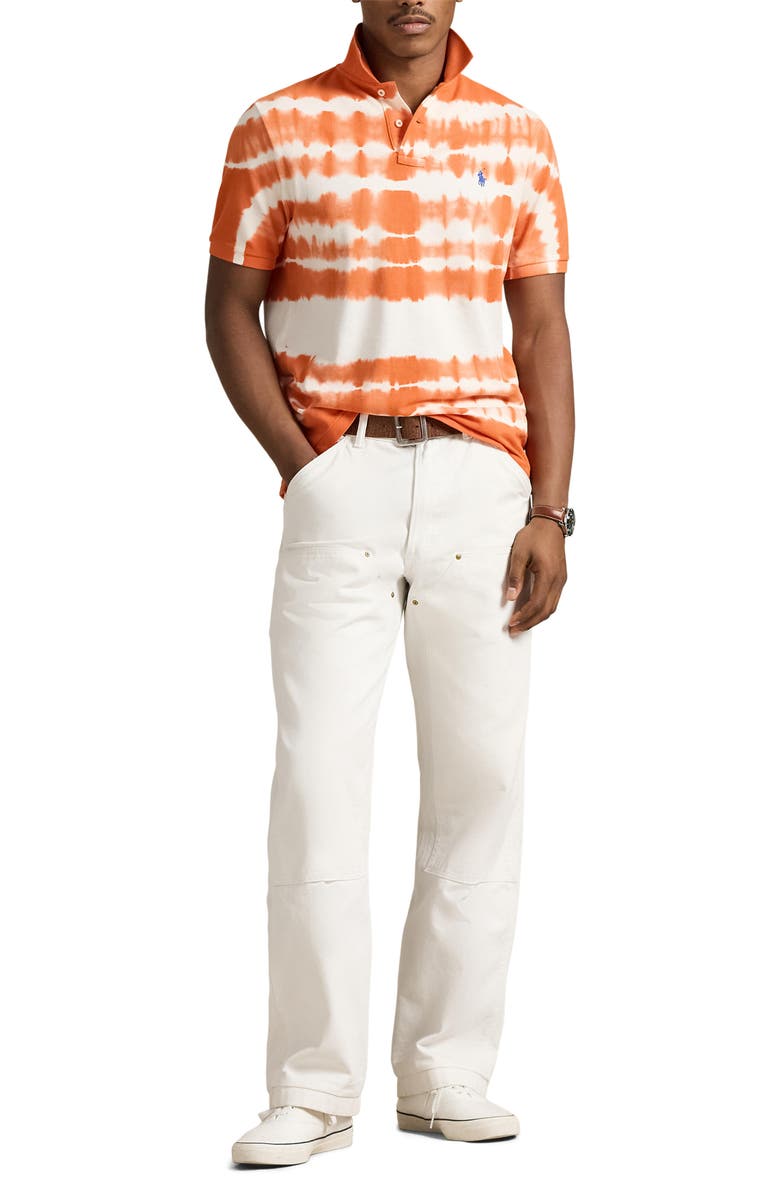 Polo Ralph Lauren Classic Fit Tie Dye Cotton Piqué Polo, Alternate, color, Solar Sky Multi