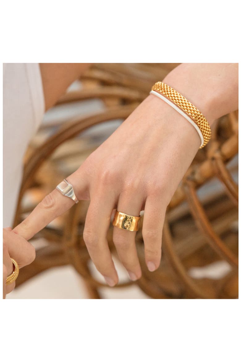 Heirloom Woven Fine Chain Bracelet, Alternate, color, SILVER
