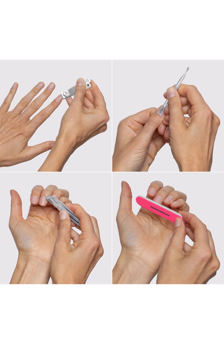 TWEEZERMAN Mini Neon 5-Piece Nail Rescue Set, Alternate, color, 