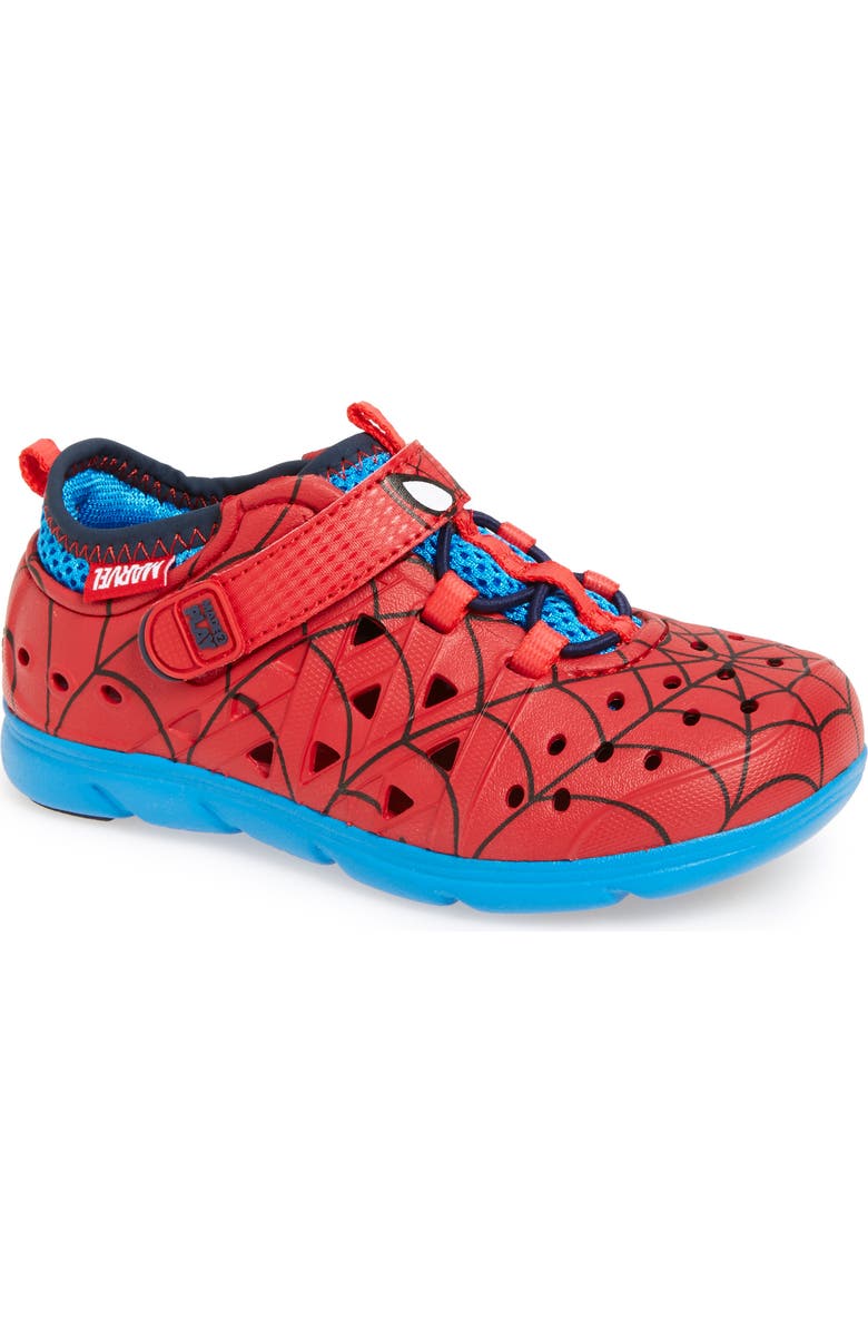 Stride Rite 'Made2Play<sup>®</sup> Phibian - Spiderman' Sneaker, Alternate, color,