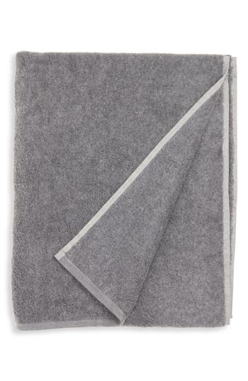 Parachute Featherweight Plush Organic Cotton Blend Towel In Gray
