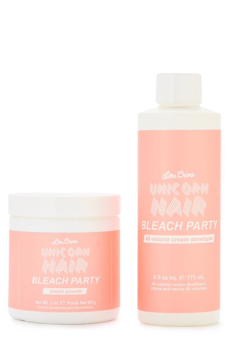 Lime Crime Unicorn Hair 40 Volume Bleach Party Kit, Main, color, 