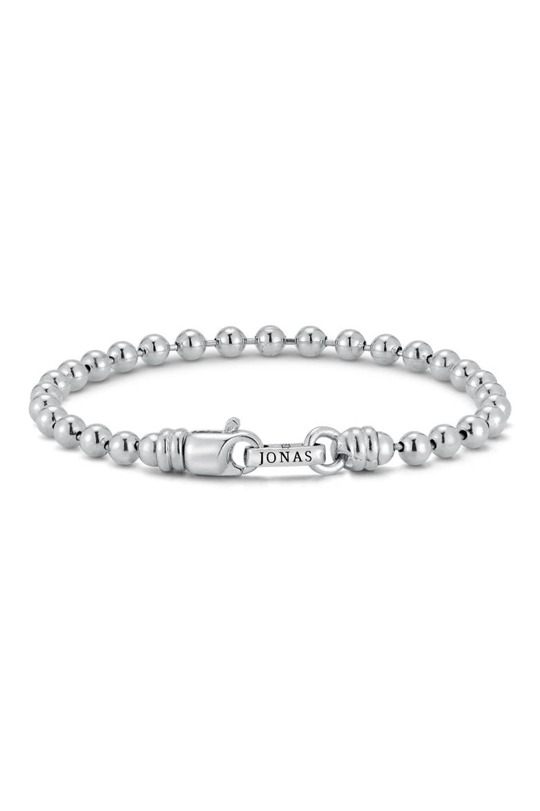 Men's Ball Chain Bracelet, Main, color, SILVER