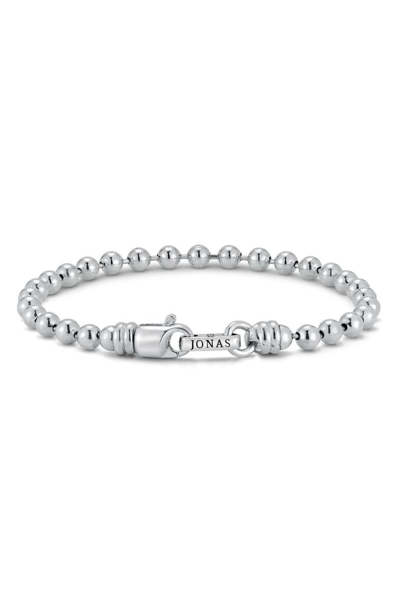 Jonas Studio Men's Ball Chain Bracelet, Main, color, Silver