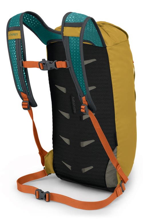 Osprey Daylite Cinch Backpack In Tumbleweed Yellow