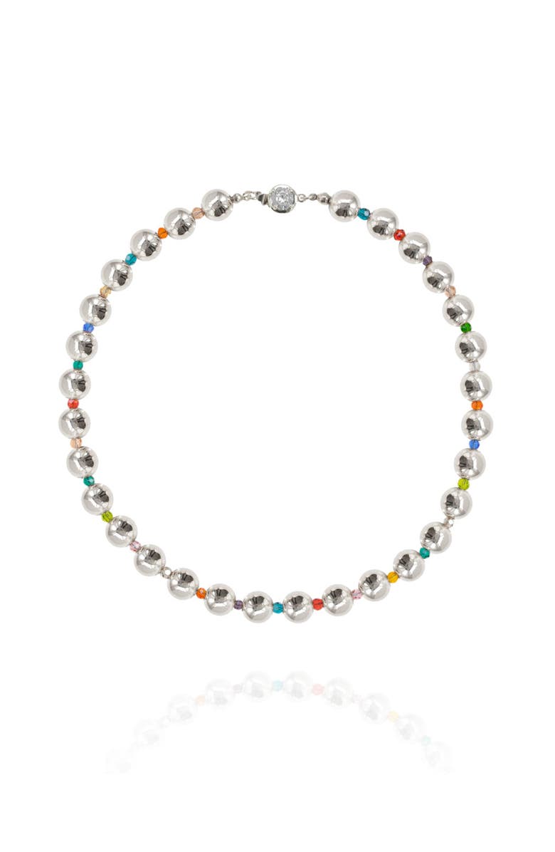 Saulė Label Ilka Necklace, Main, color, Silver Sweetness