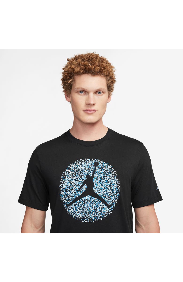 Jordan Pointillism Jumpman Graphic T-Shirt, Alternate, color,