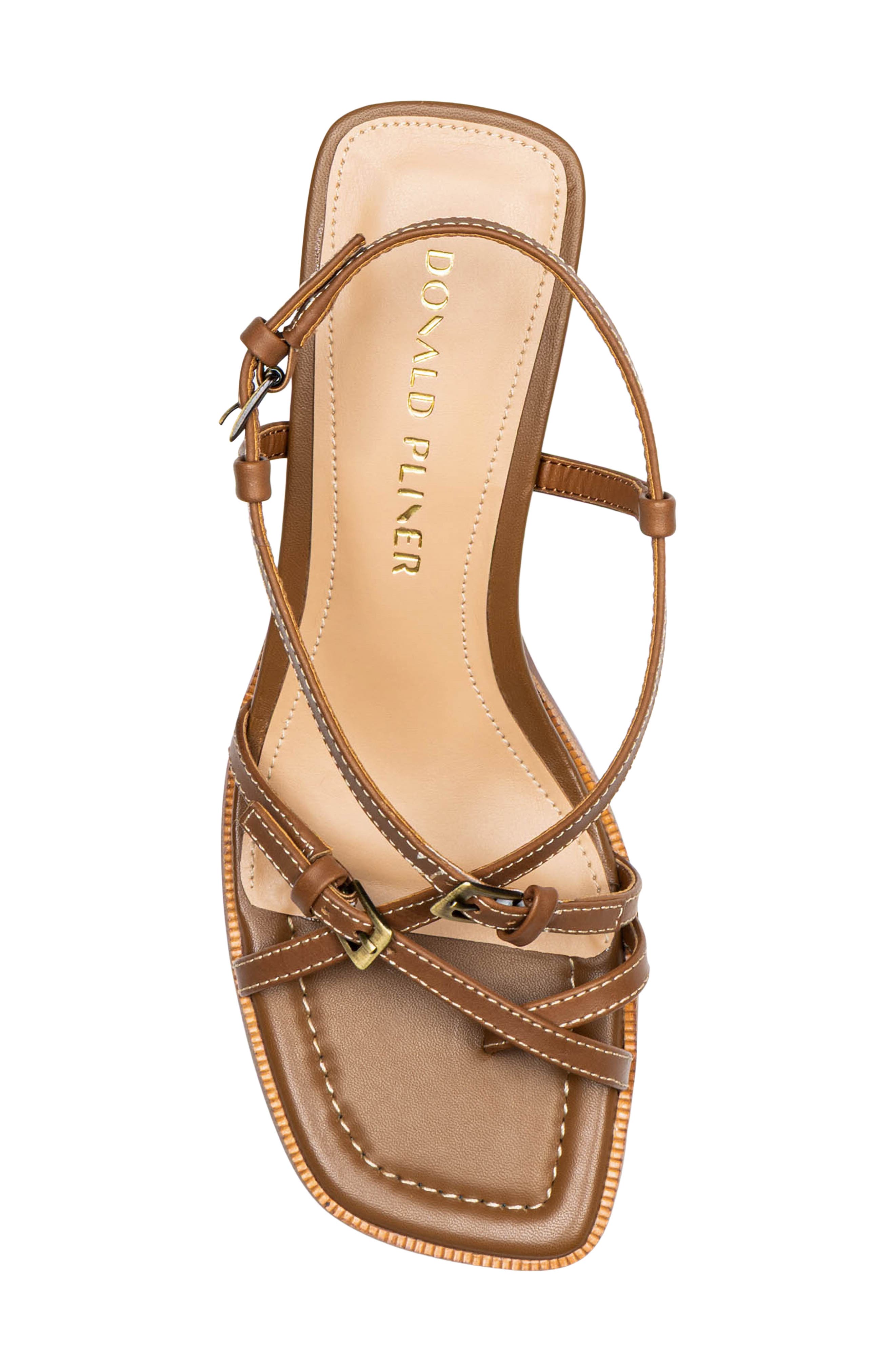 Donald Pliner Daffney Strappy Sandal, Alternate, color, Saddle