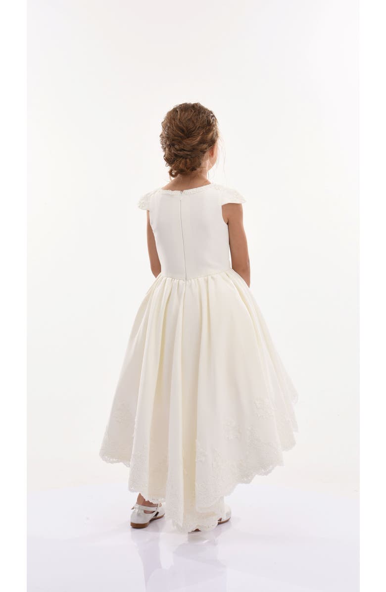 Tulleen Cresci Hilo Bow Dress, Alternate, color, White