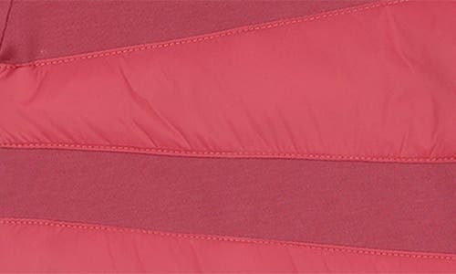 Maniere Manière Puffed Triangle Top & Leggings Set In Berry