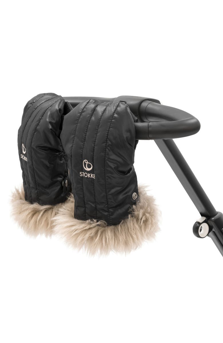Stokke Stroller Genuine Shearling Mittens, Alternate, color, 