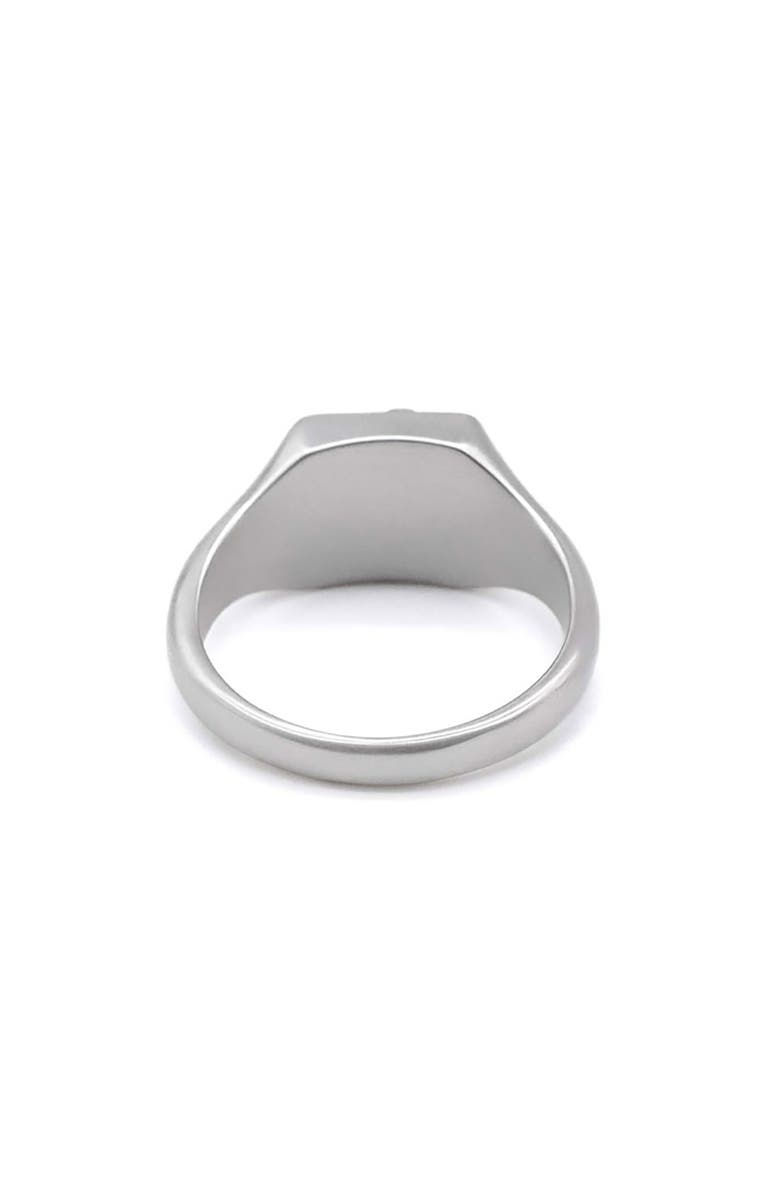 Serge DeNimes Silver Oracle Ring, Alternate, color, Silver