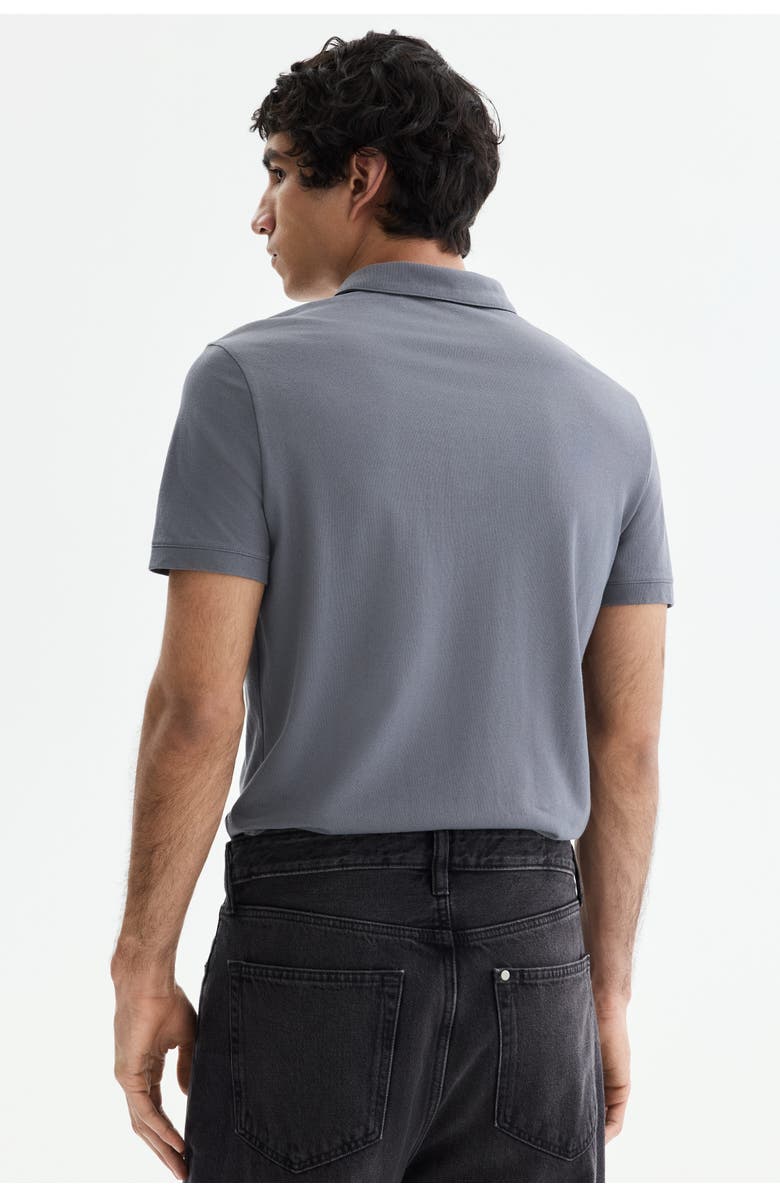 H&M Coolmax<sup>®</sup> Slim Fit Polo Shirt, Alternate, color, Gray