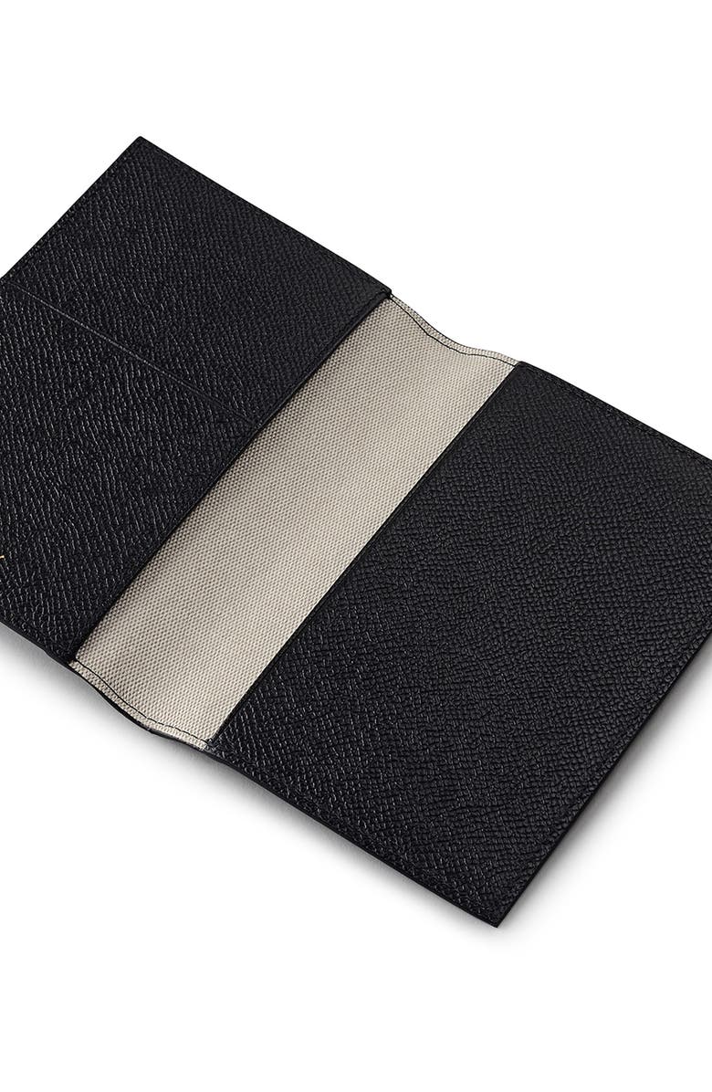 Radley Halcomb Place Leather Passport Cover, Alternate, color, Black
