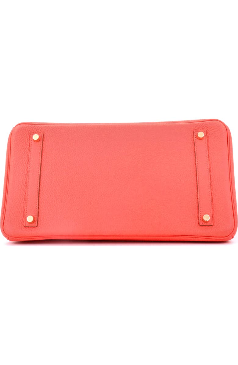 Pre-Owned Hermes Birkin Handbag Pink Clemence with Gold Hardware 35, Alternate, color, Rose Jaipur