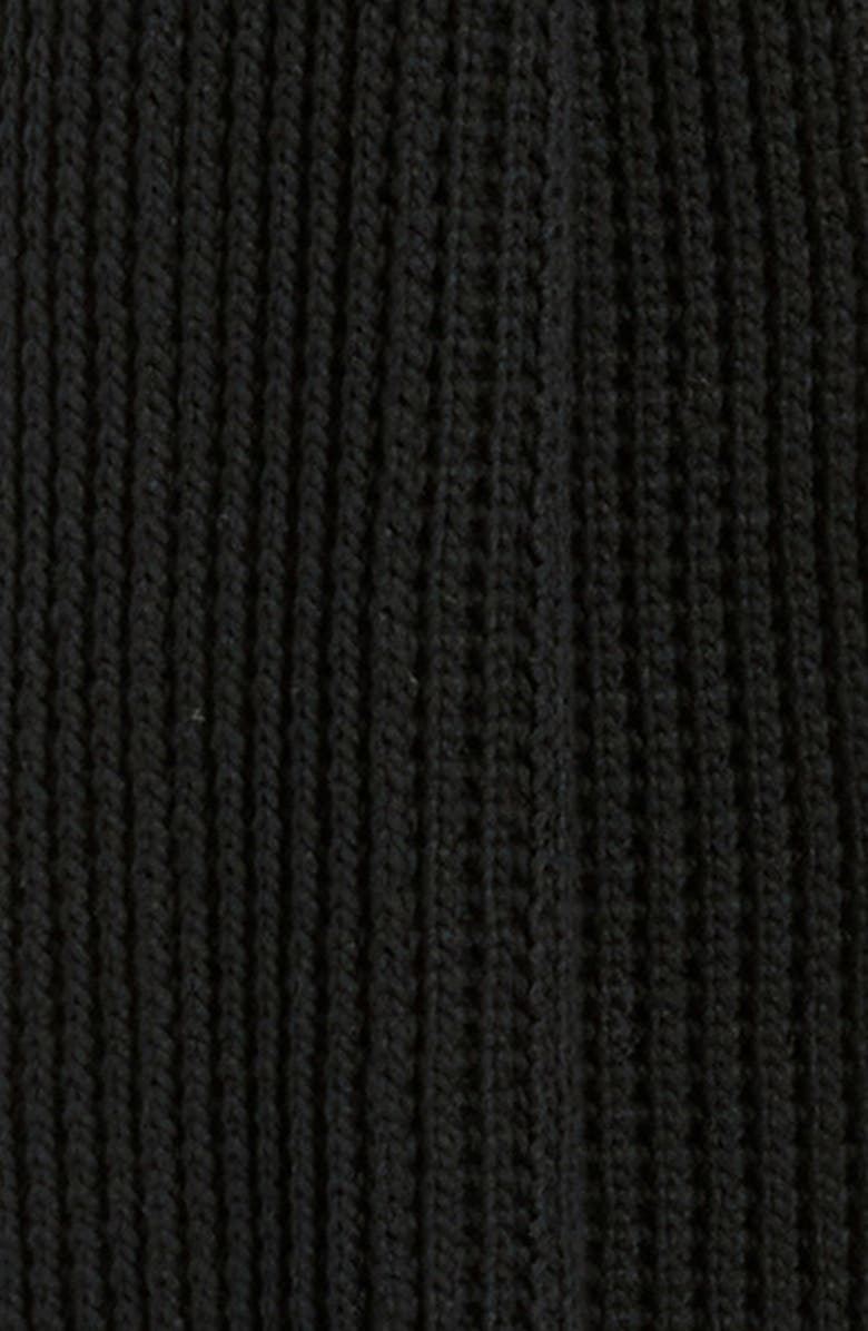 KROST Brioche Cotton Scarf, Alternate, color, Black