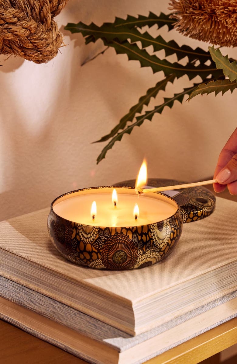 Voluspa Baltic Amber 3-Wick Tin Candle, Alternate, color, Tahitian Coconut