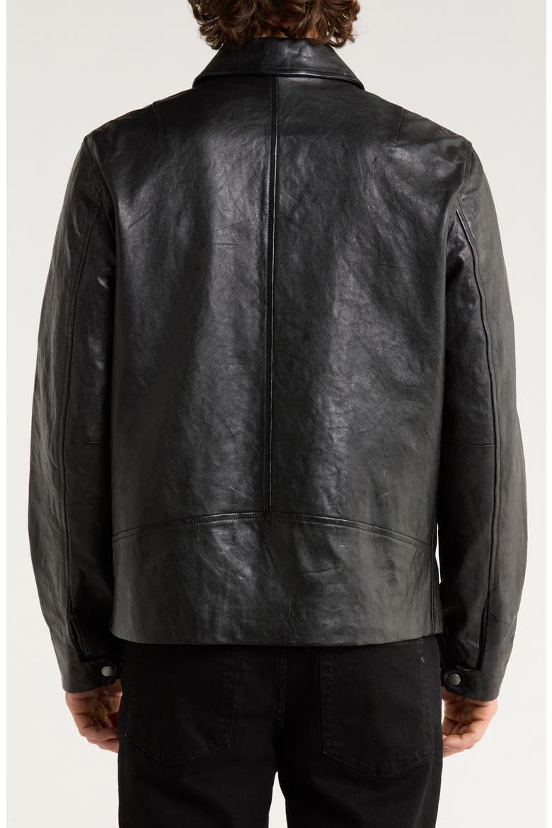 Melrose Leather Jacket, Alternate, color, BLACK