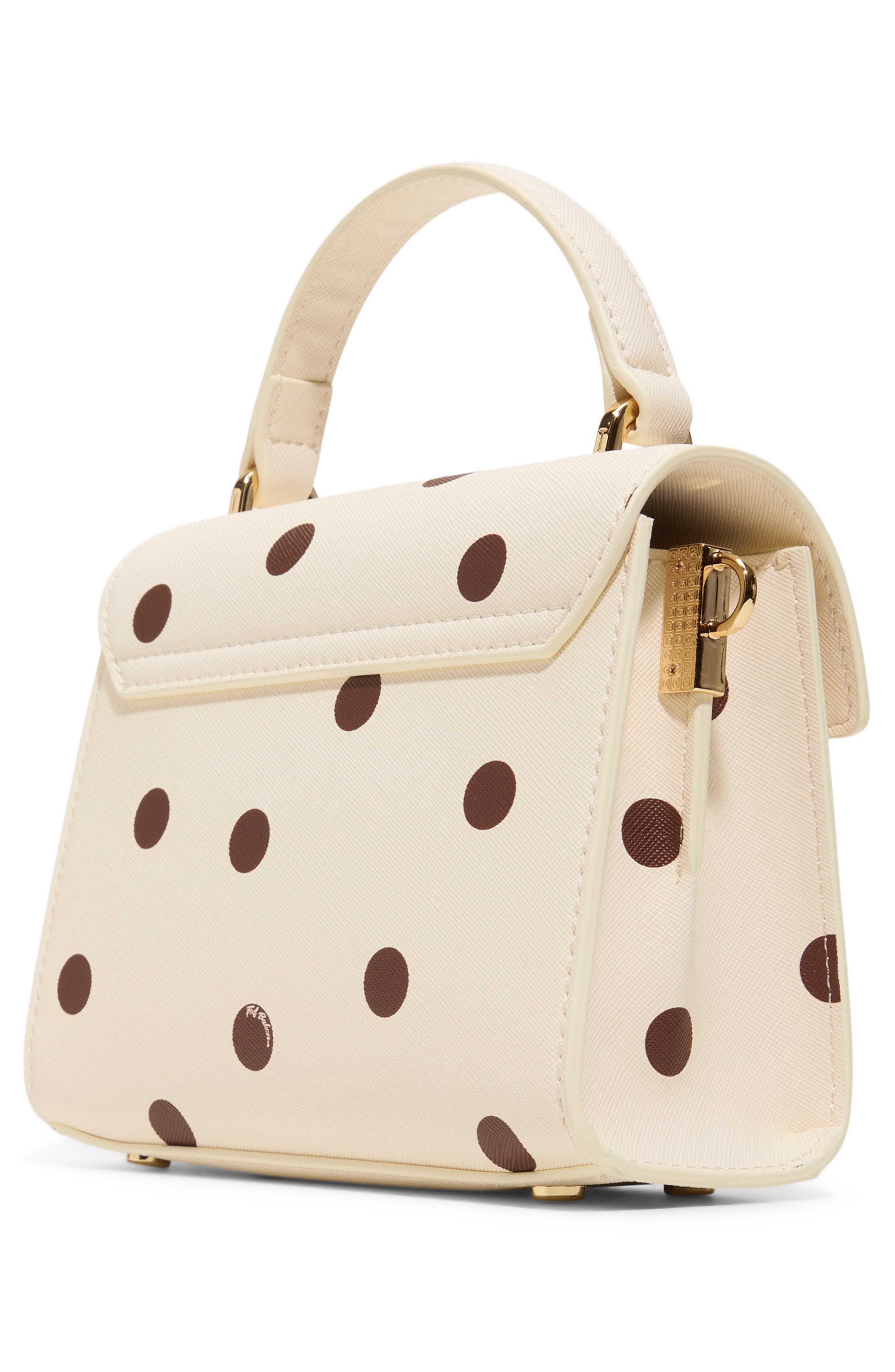 Ted Baker Lili Top Handle Satchel Bag, Alternate, color, Ivory Primary - Multi