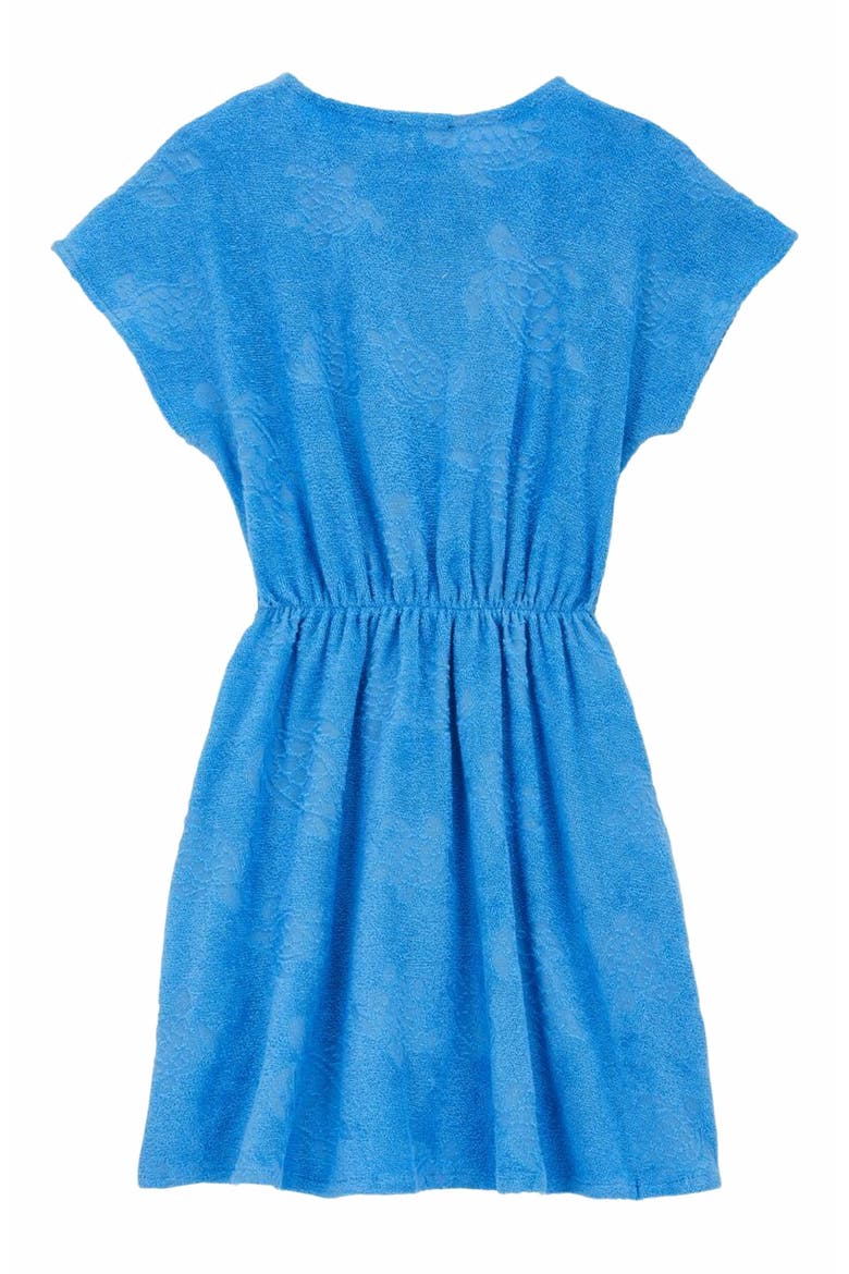 Kids' Little Golden Terry Dress, Alternate, color, OCEAN