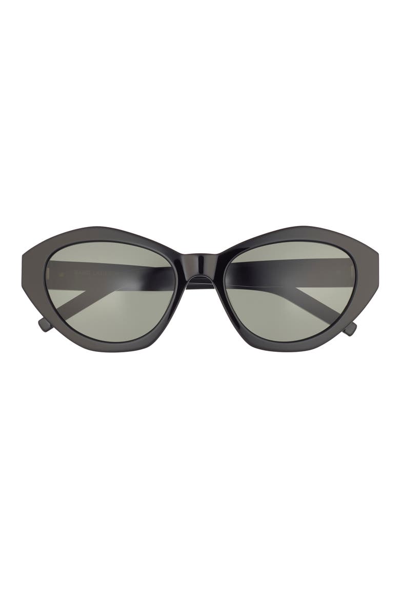 54mm Best Oval Sunglasses, Main, color, BLACK BLACK GREY
