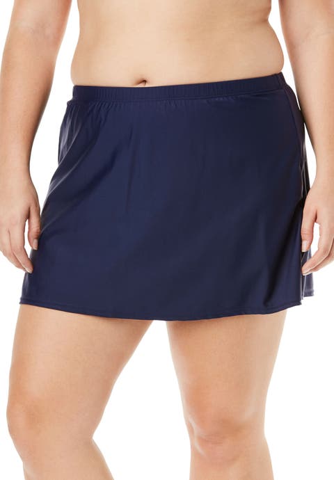 Side Slit Swim Skirt (Plus Available)