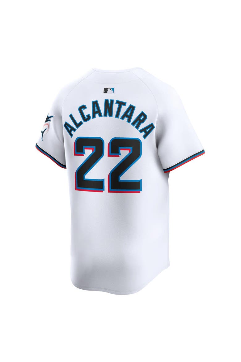 Men's Nike Sandy Alcantara White Miami Marlins Home Limited Player Jersey, Alternate, color, White