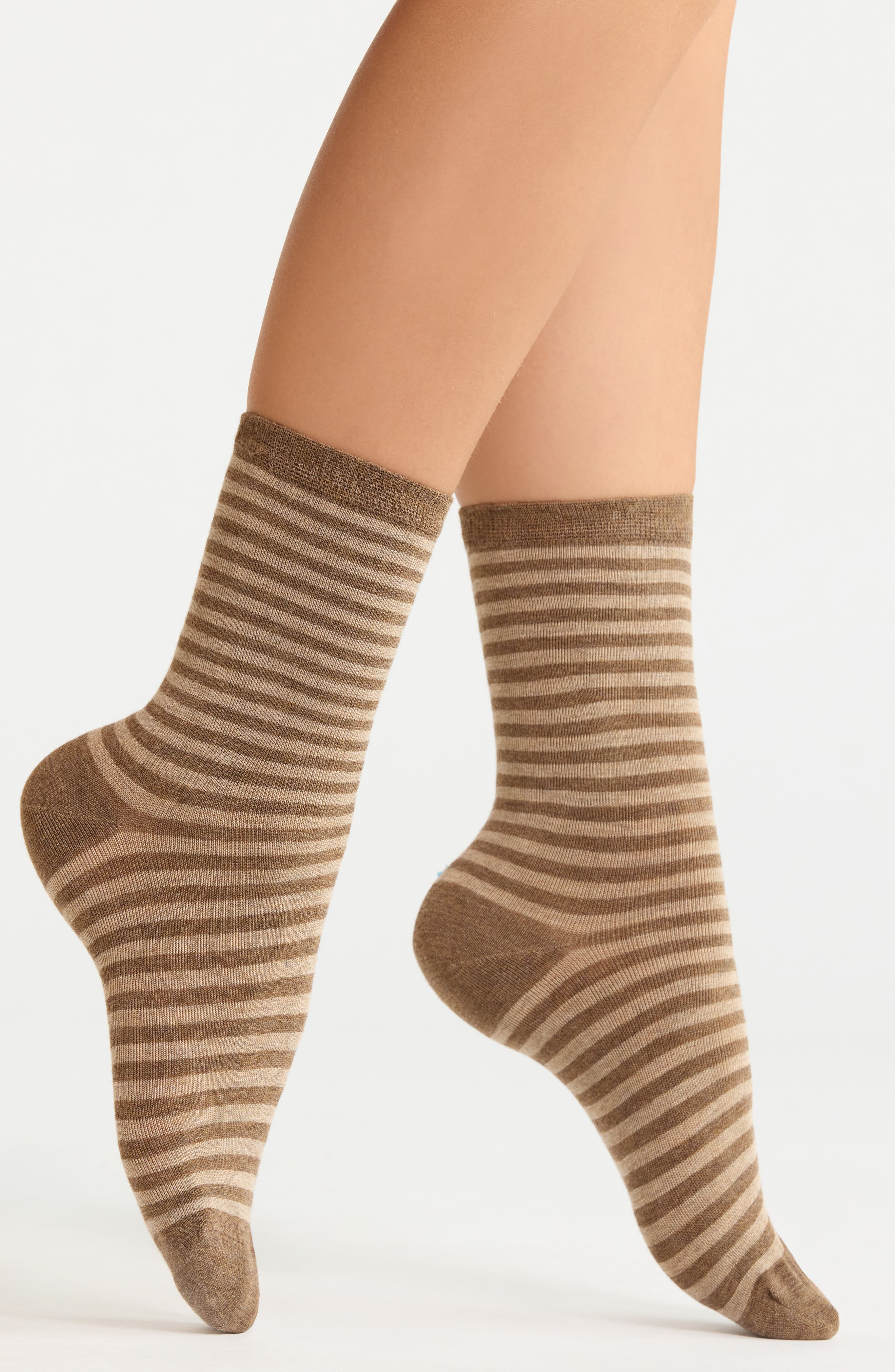 BROWN HEATHER STRIPE
