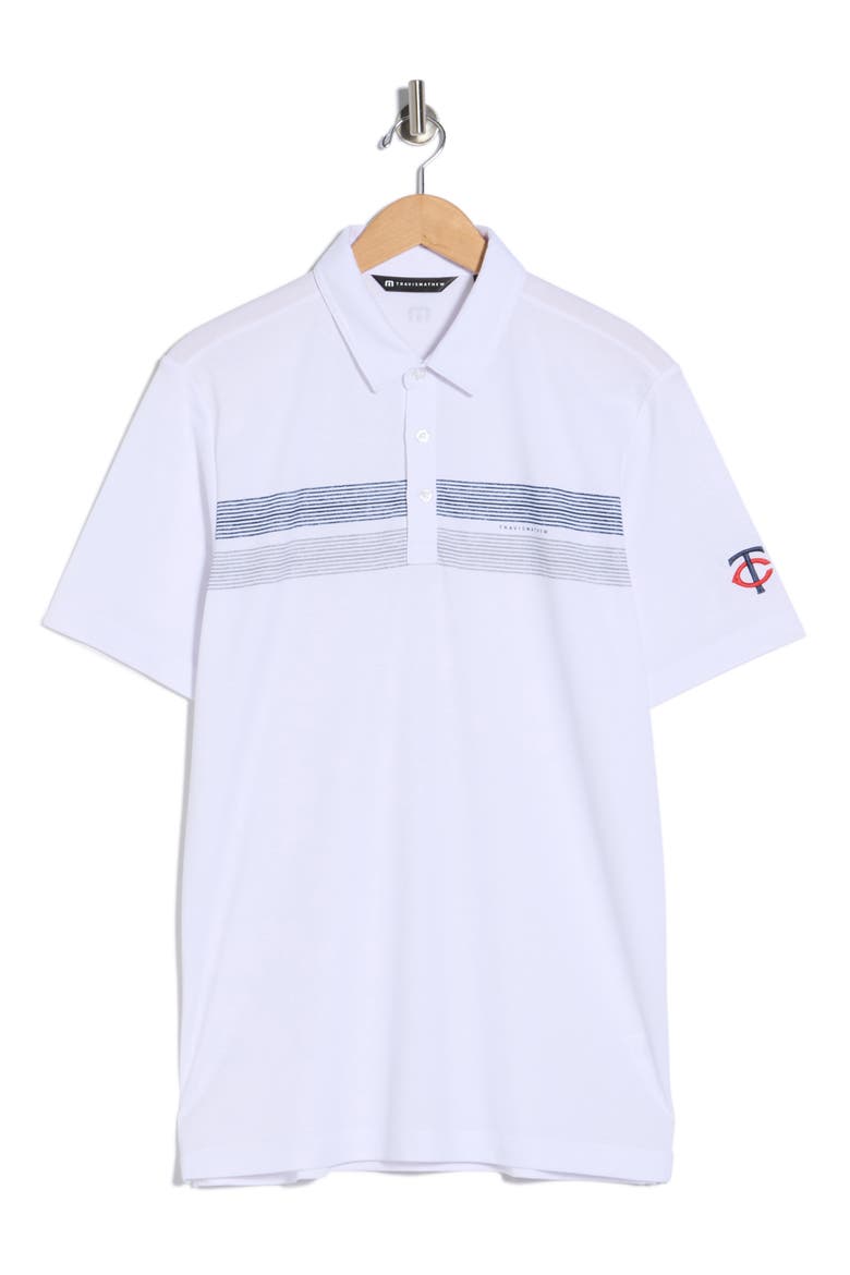 Minnesota Twins Top Recruit Polo, Alternate, color, WHITE