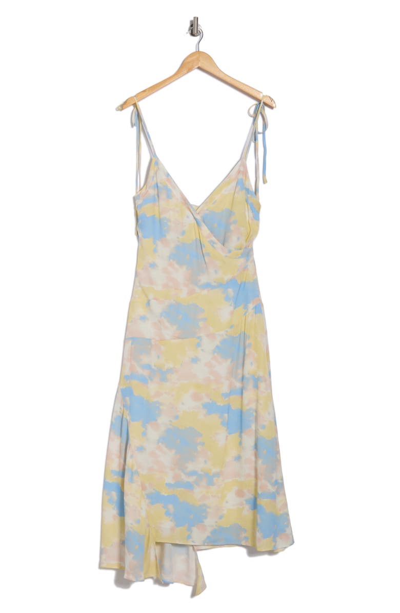 Joie Dami Tie Strap Asymmetric Hem Midi Dress, Alternate, color,