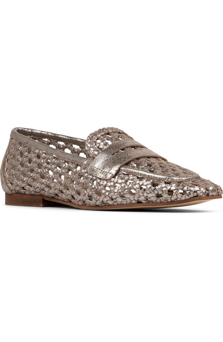 Donald Pliner Naolin Penny Loafer, Main, color, Pewter